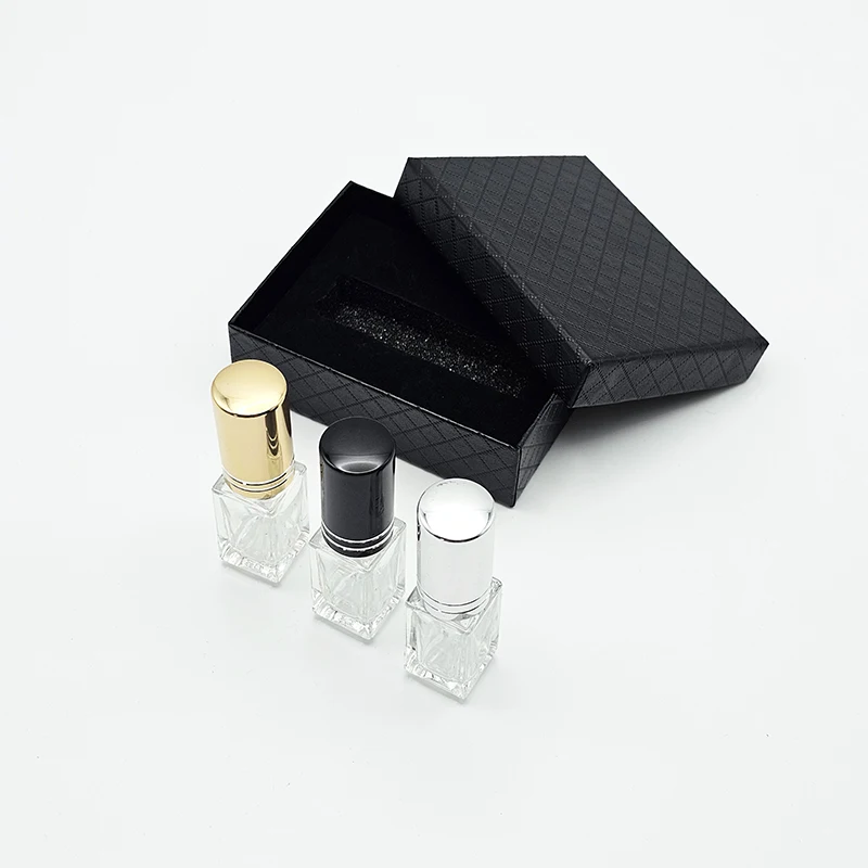 

3ML Mini Sample Test Vials Spray Bottle Portable Atomizer Perfume travel essentials Refillable Spray Bottle with box