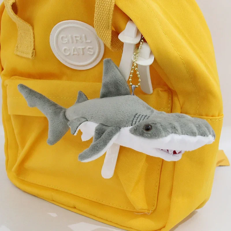 20cm Cute Plush Hammerhead Shark Toy Keychain Soft Stuffed Animal Key Chain For Birthday Gifts Doll Gift For Children 5