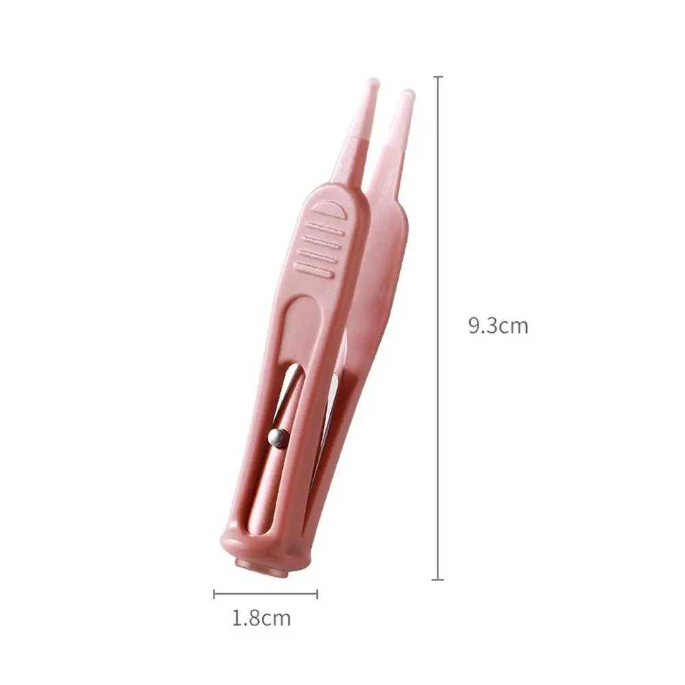 Clean Ear Nose Navel LED Light Baby Dig Booger Clips Plastic Infants Nose Safe Tweezers Cleaning Tweezer