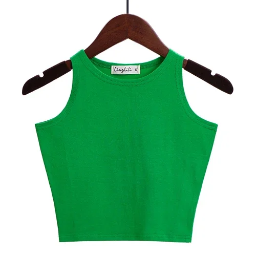 ตัวเลือกสินค้า เสื้อ Crop Top เซ็กซี่ แฟชั่น ผู้หญิง หลากสี