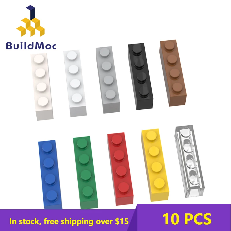 10Psc Bricks 3010 MOC 1x4 Compatible With Brand Part For Building Blocks Parts DIY Educational Kids Toys | Игрушки и хобби