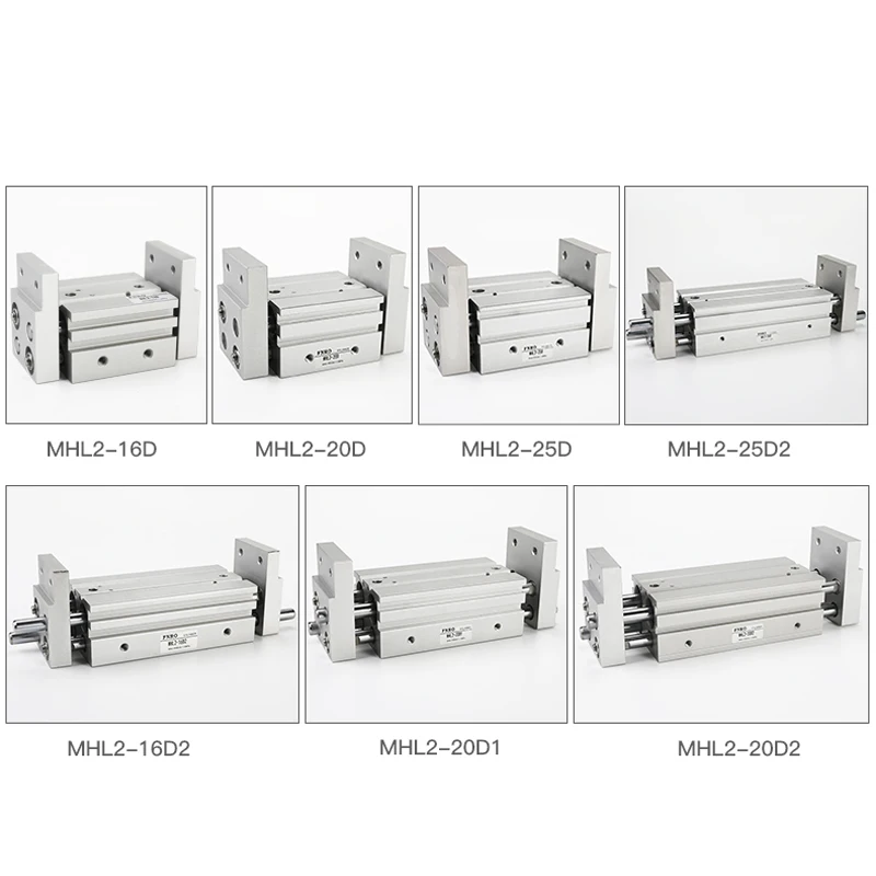공압 그리퍼 MHL2 더블 액팅 SMC 교체형 에어 실린더, 10D, 16D, 20D, 25D, 10D1, 16D1, 20D1, 25D1