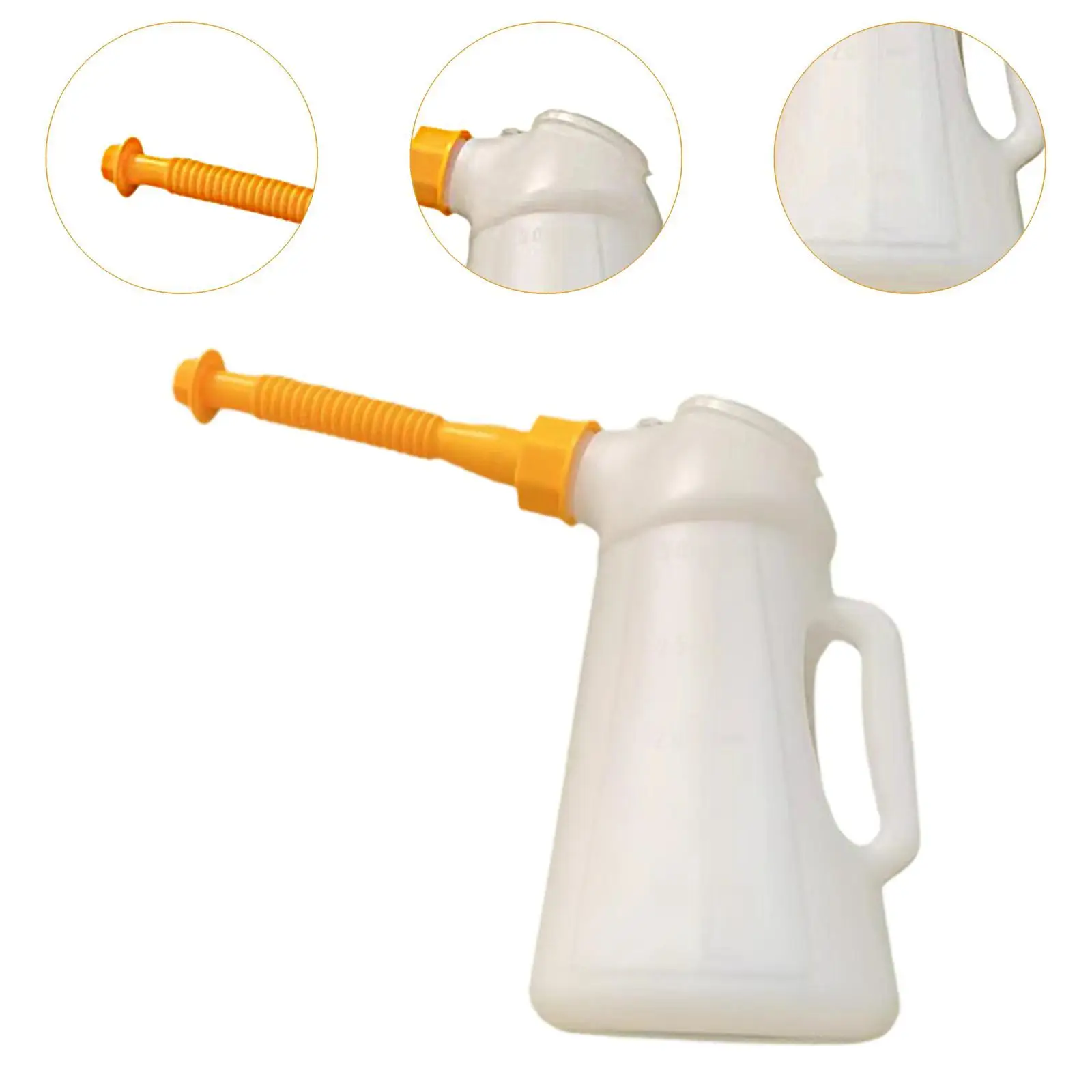 Oil Can with Spout Oil Jug Garage with Dust Cap Equipment Professional Dispenser