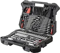 303-Piece Mechanics Tool Set and Socket Set Universal toolbox High quality chrome vanadium steel tools durable 1
