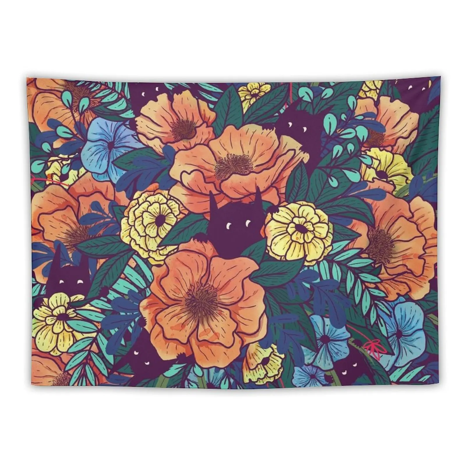 

Wild Flowers Tapestry Decoration Home Decor For Bedroom Wall Hanging Room Decor Cute Tapestry