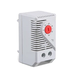 Switch Thermostat Compact Mechanical Plastic Thermoregulator Thermostatic Bimetal Heat And Cool Combined Durable