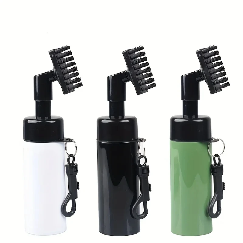 1/2pcs Golf Club Cleaner Groove Tube Golf Brush Golf Club Brush with Leakproof Reservoir Tube Squeeze Bottle for Easy Cleaning