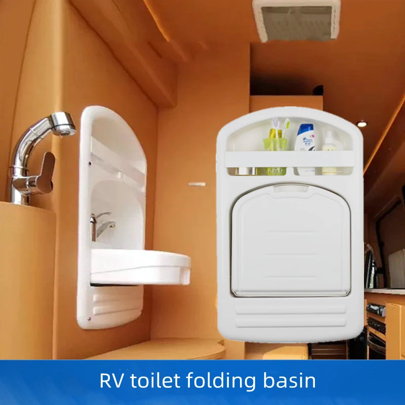 Acrylic-RV-Folding-Water-Basin-Folding-Portable-Washbasin-In-Bathroom ...