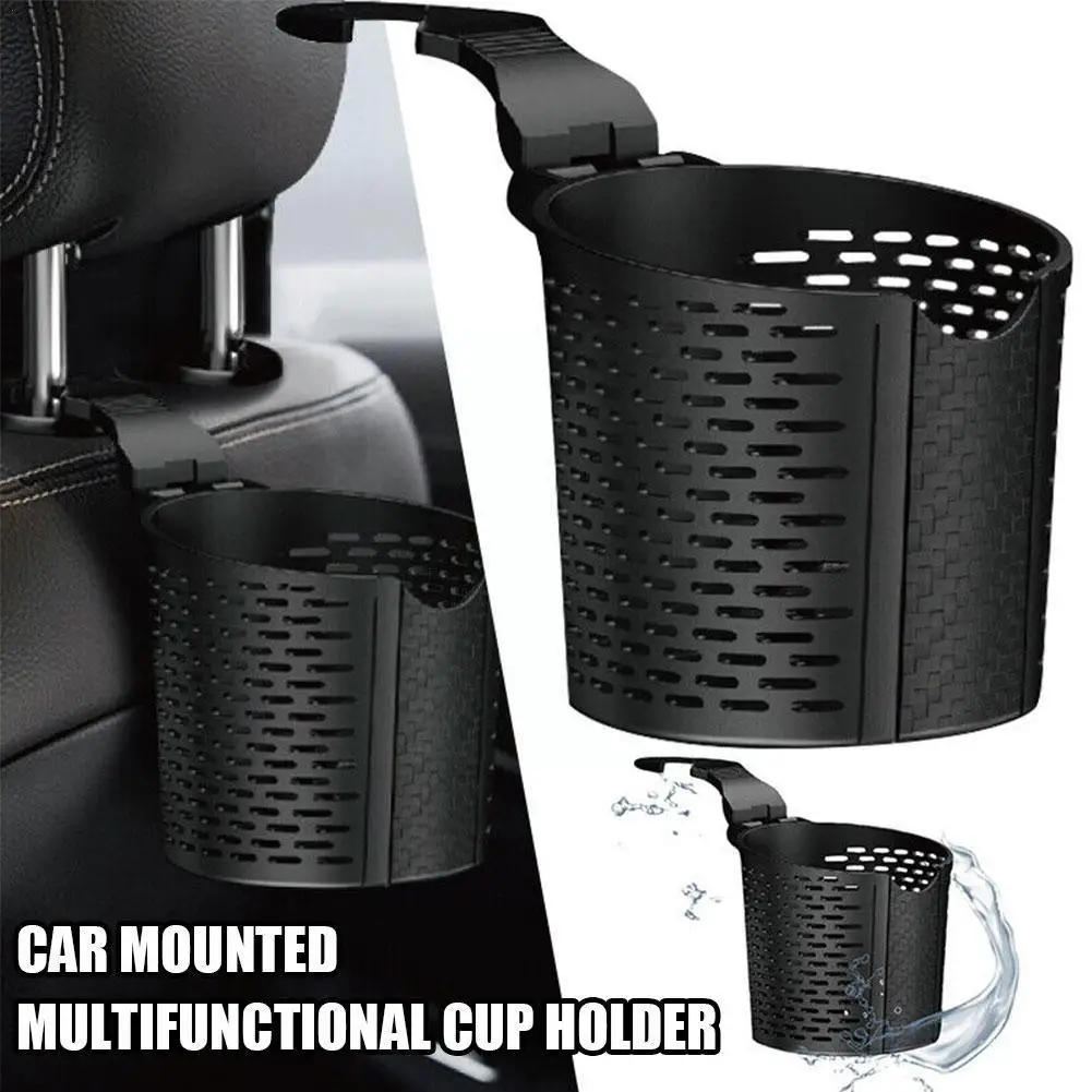 

Universal Car Cup Holder Multifunctional Hanging Mount Holder Organizer Bottle Back Auto Drink Seat Bottle Truck Storage St Q0X3