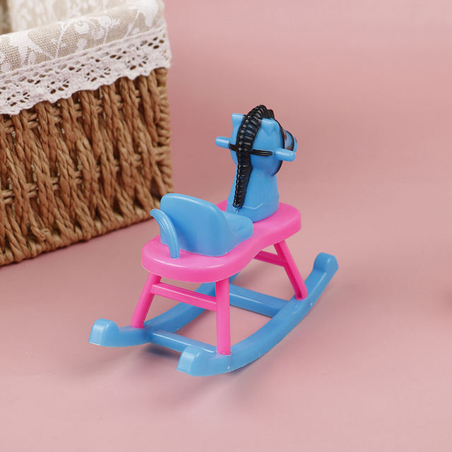 Plastic Rocking Horse Chair 1/12 Dollhouse This Is Blythe Official Store