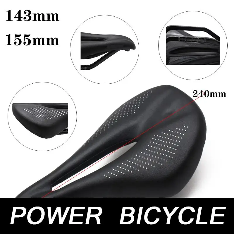 

Best saddle for aggressive riding positions 143/155mm bicycle saddle Carbon plate base Ultralight 140g MTB saddle Race saddle