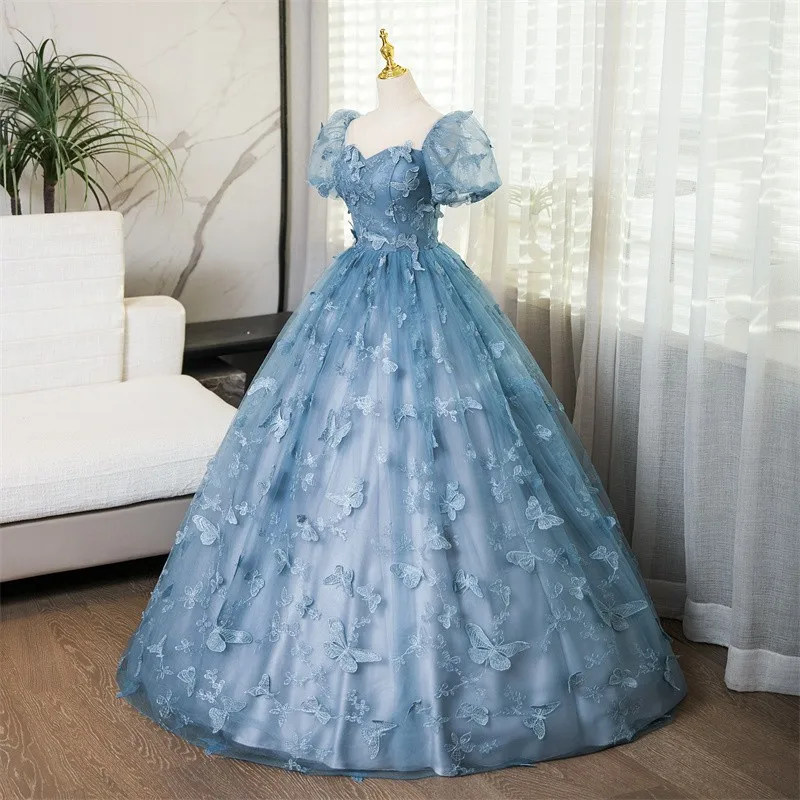 Party dress quinceanera dresses Sonhar Vestidos 15 Quinceanera Dresses Ball Gown Sweet Puff Sleeve Party Dress Elegant Sweetheart Prom Gown New