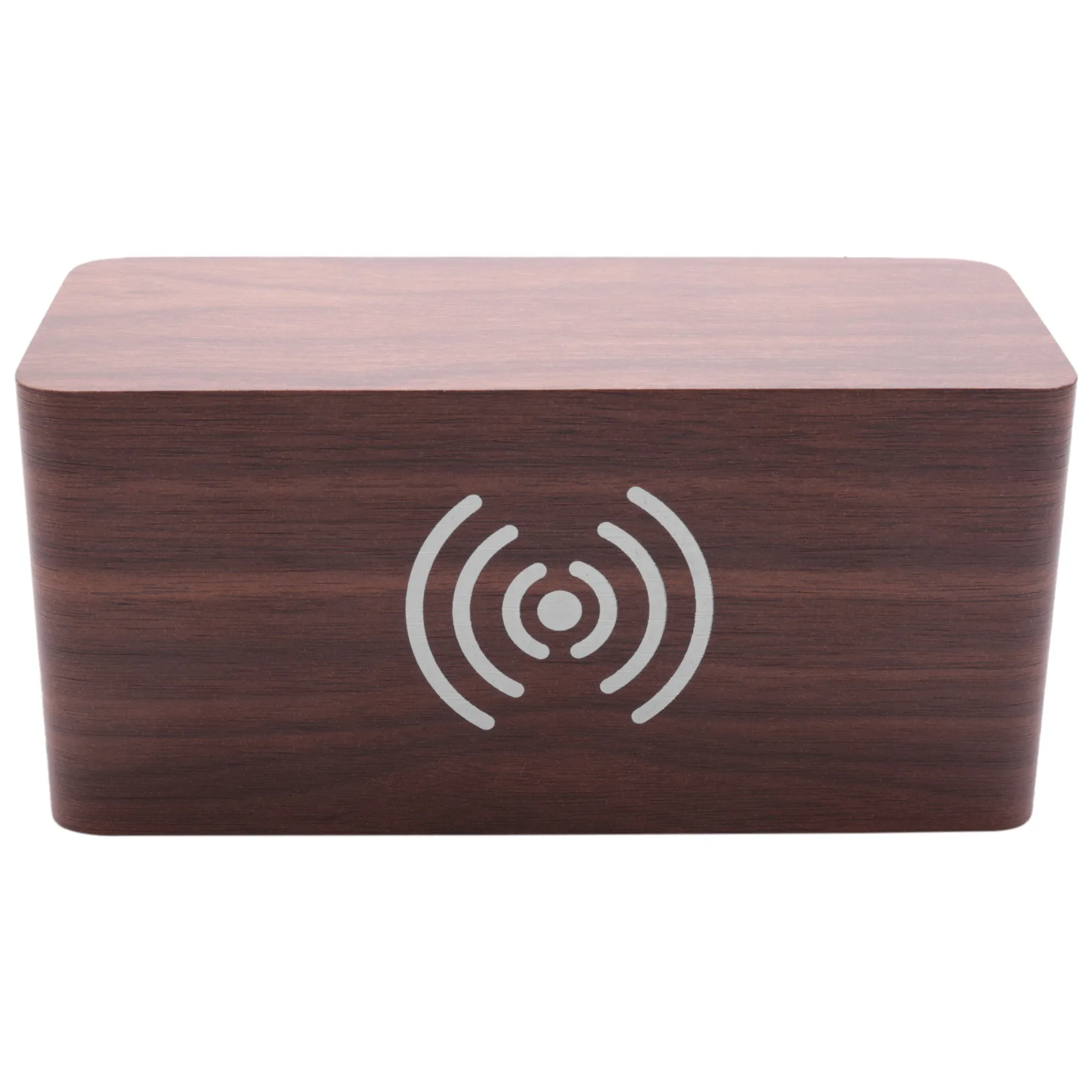 

Alarm Clock With For Qi Wireless Charging Pad Compatible With For Iphone Samsung Wood Led Digital Clock Sound Control Functio