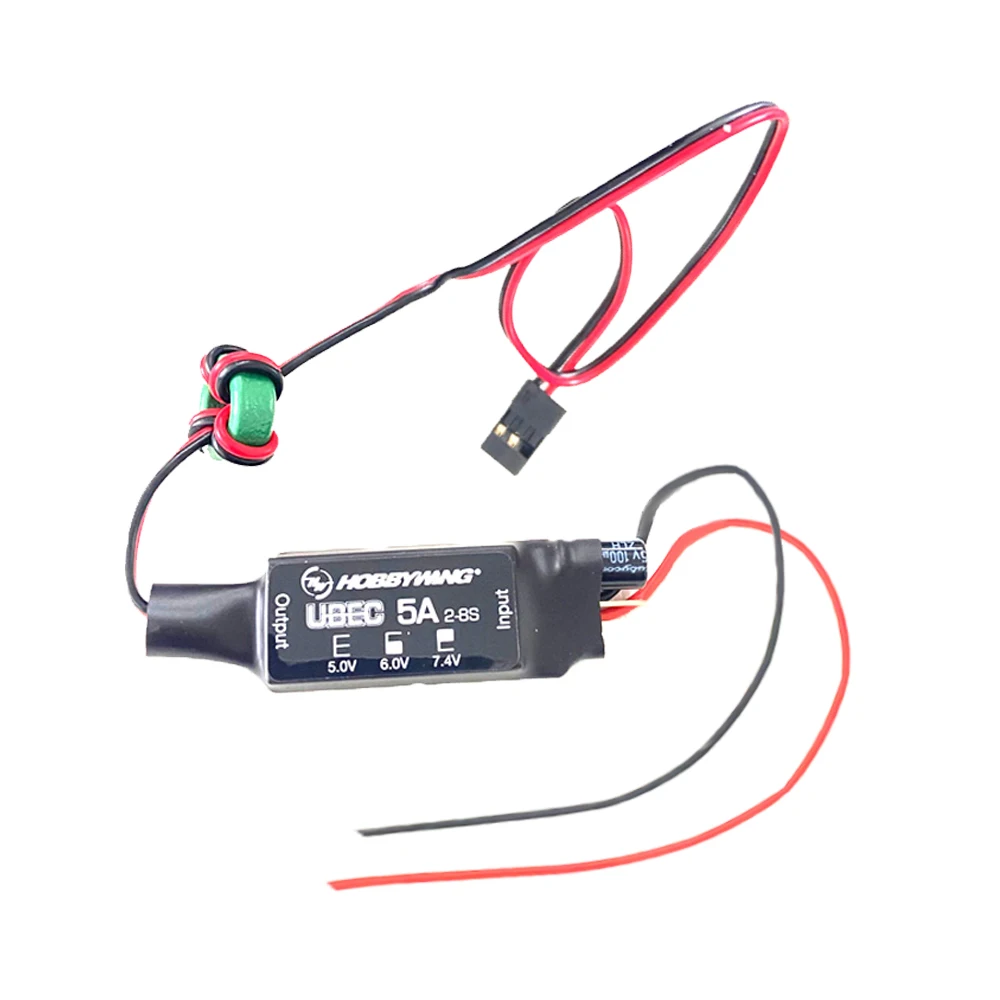

Hobbywing Φ модуль чипа регулятора 2-8S 5V 6V 7,4 V 5A Регулируемый BEC для радиоуправляемых автомобильных запчастей