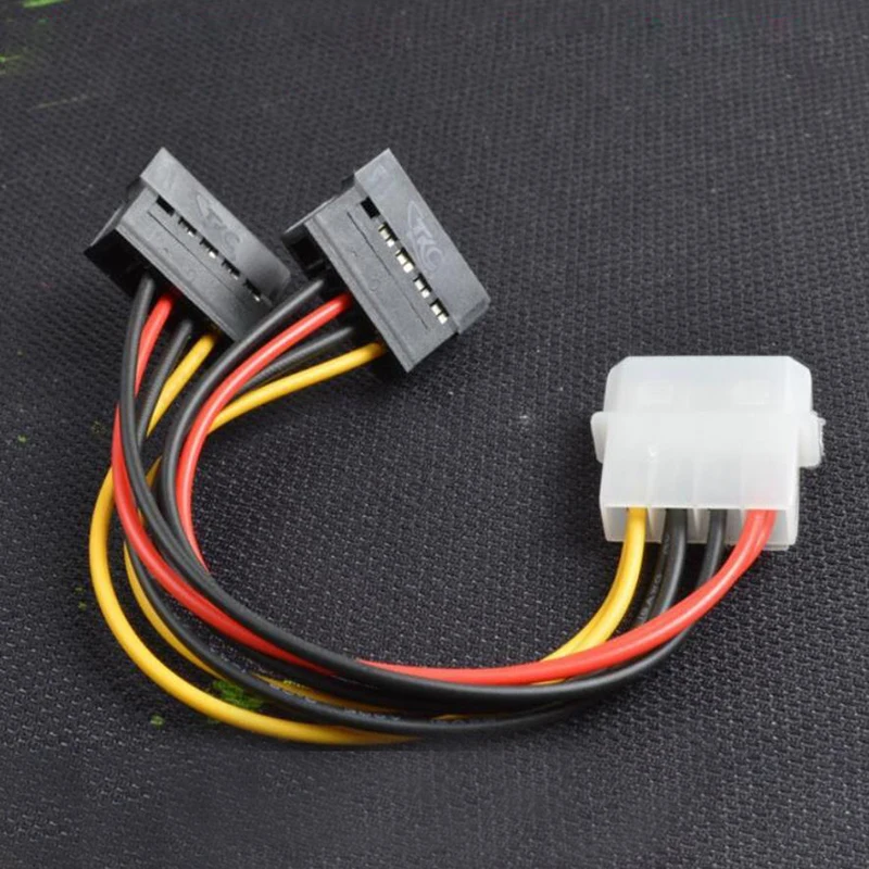 

4-контактный последовательный кабель IDE Molex на 2 жестких диска Удлинительный кабель ATA SATA Y сплиттер двойной жесткий диск адаптер Кабельный разъем