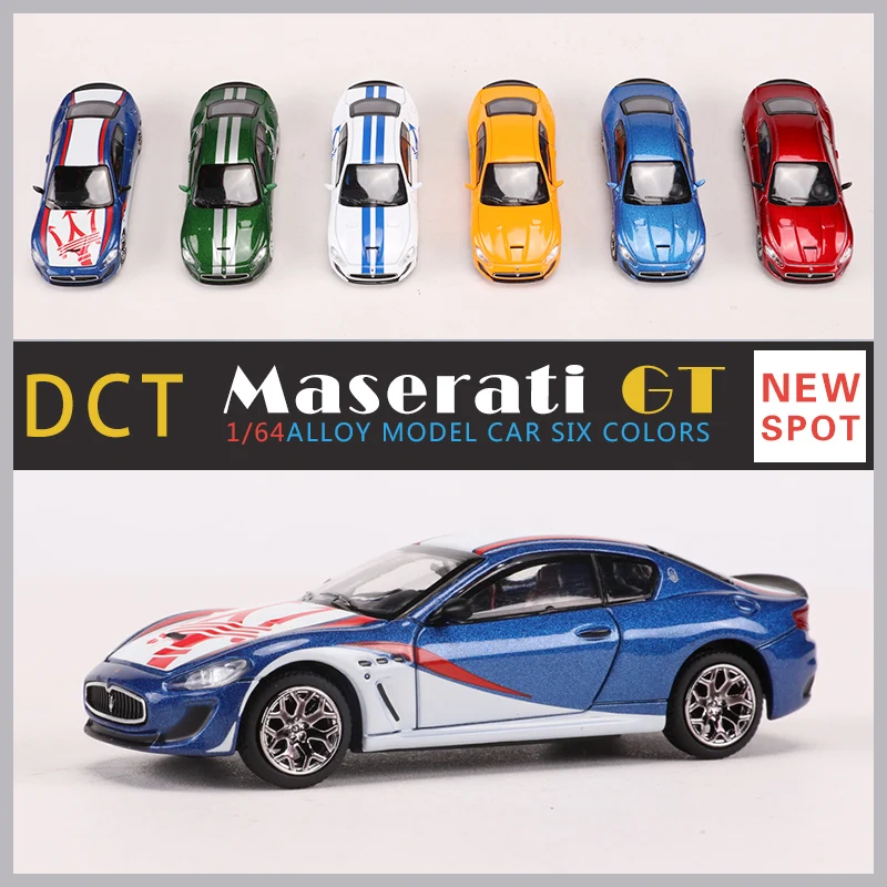

DCT 1:64 Maserati GT Model Car Diecast Collection Of Simulated Alloy Automobile Models