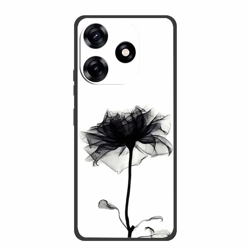 Enhanced Shockproof Black Silicone Phone Case - Stylish & Durable Back Cover Coque