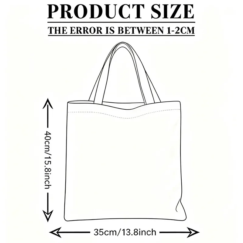 1PC【Tote Bag】Chic London-Style Printed Tote - Large Capacity for Shopping, Travel, and Daily Commute