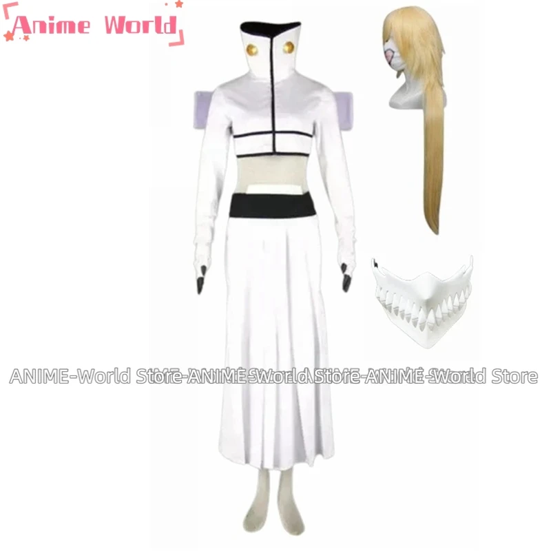 Косплей-костюм халибаль из аниме, размер на заказ, белая униформа, полный комплект, женская сексуальная маска для лица на Хэллоуин, S-костюмы размера xxxl