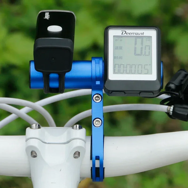 Bicycle Handlebar Extended Bracket Bike Headlight Mount Bar Computer Holder Lantern Lamp Support Rack Alloy Fiber Stand bicycle accessories bicycle handlebar bicycle handlebar extender bicycle handlebar extension bicycle bracket