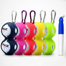 Pgm Willekeurige Kleur Golf Clip Golfbal Houder Clip Organizer Voor Golfer Sporting Training Tool Accessoire Gift Pen QJ002
