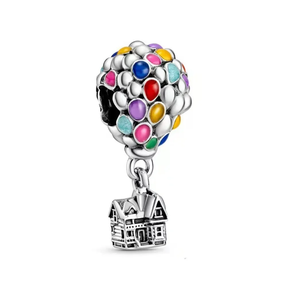 Disney-colgante de aleación de Marvel para mujer, Pooh, Spiderman, Groot, Stitch, Charm Bead, DIY, Pan, pulsera, accesorios de joyería, regalo