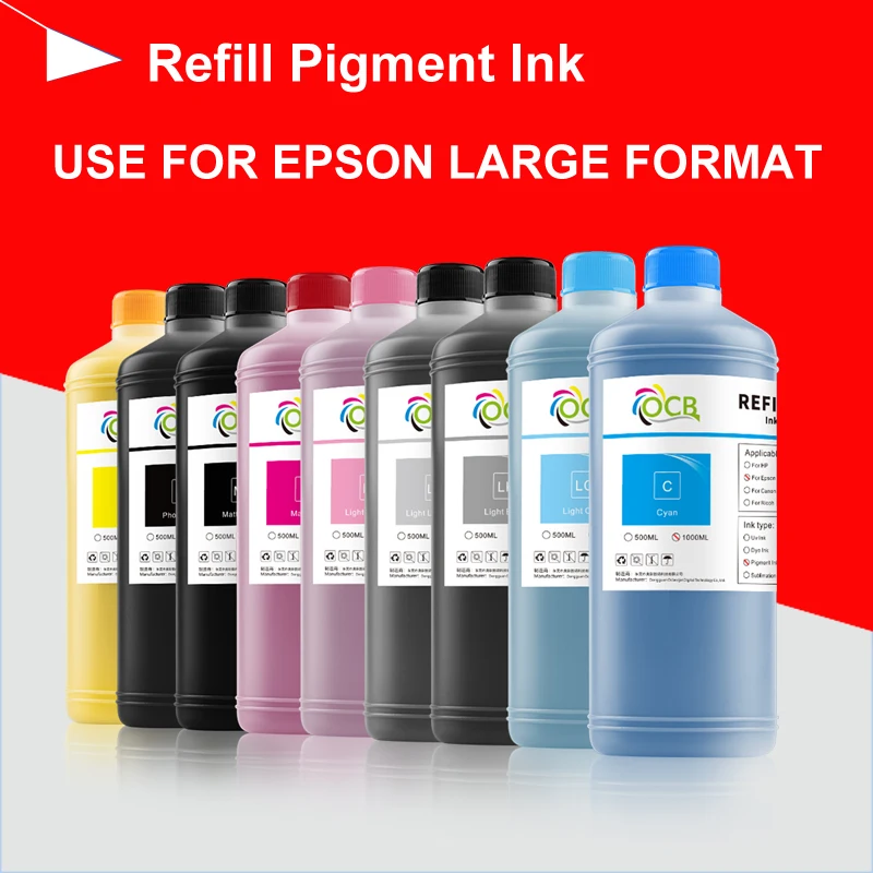 1000ml / bottle Pigment ink For Epson 3800 3800C 3880 3850 3890 7908 9908 7890 9890 11880 11880C printer high quality ink
