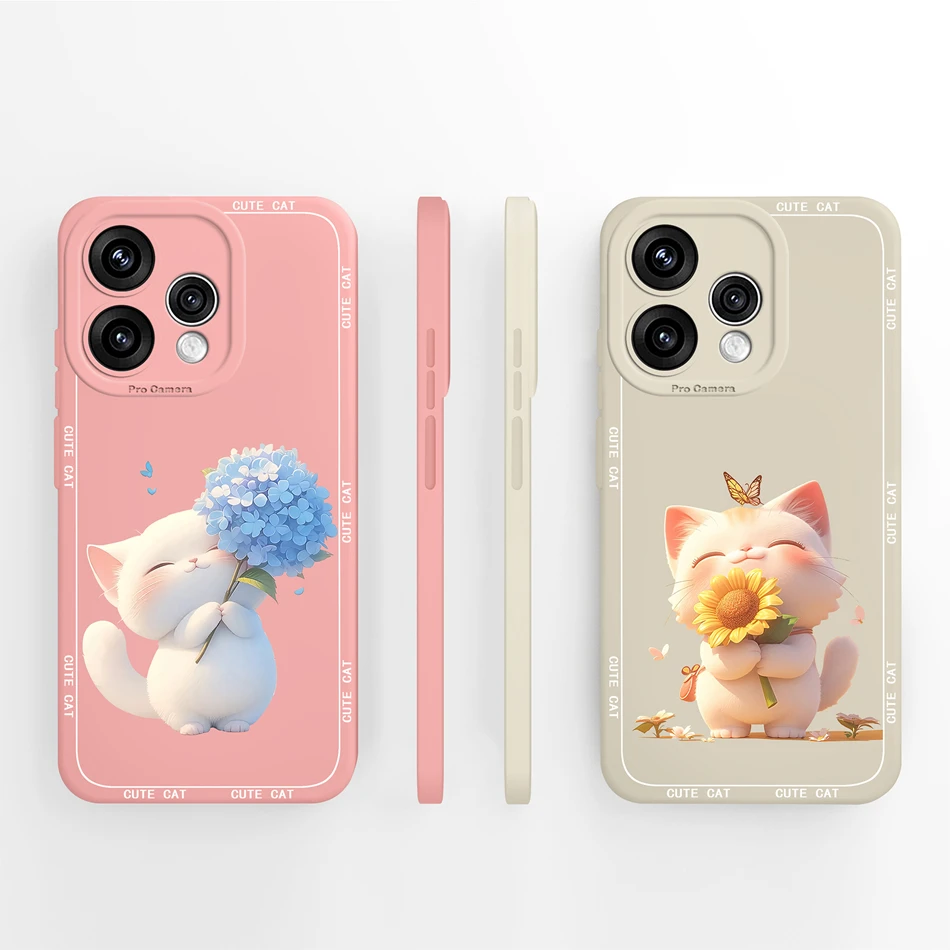 Lovely Cartoon Pattern Soft Silicone Phone Case