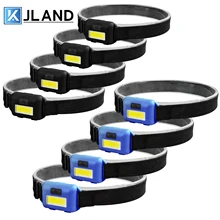 

3PCS Mini COB LED Headlamp 3 Modes Waterproof Headlights Powerful Head Lamp Flashlight Outdoor Camping Night Fishing Headlight