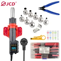 JCD Micro Hot Air Gun 8208 750W Soldering Rework Welding Station LCD Digital Heat Gun BGA IC Solder Tools With Heat Shrink Tube 1