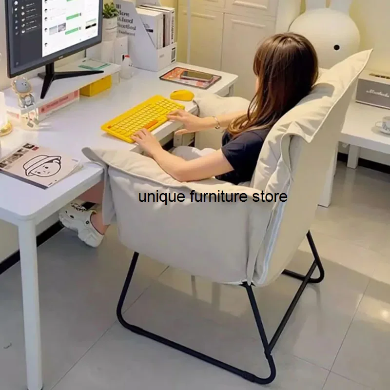 

Backrest Game Chair Beige Armrest Cushion Home Study Office Chair Computer Game Chair Sillas De Oficina Garden Furniture Set