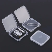 20/10/5/1PCS Transparent TF/SD Memory Cards Protective Case Holder Storage Boxes Portable Mini Clear SIM Card Dustproof Box 2