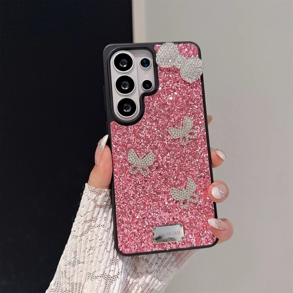 Luxury Glitter Rhinestone Bow Phone Case Cover