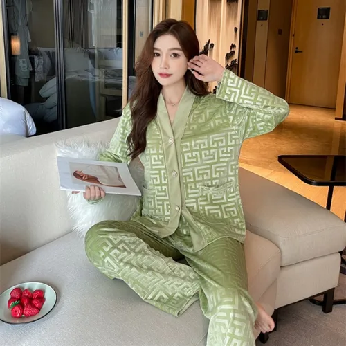 QSROCIO 여성용 벨벳 잠옷 세트로 편안한 스타일링 완성! 추천