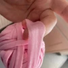 Crochet Knitting Tape Thick Cloth Fabric Strip Yarn 100%Polyester Craft for Hand Knitting Crochet Cushion Blanket Low Elasticity 2