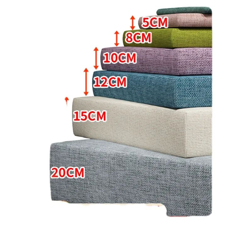 Sofa Cushion Sponge Seat Pad Height Increasing Shoe Changing Stool Cushion Chair Cushion High Density Thickened Hardened