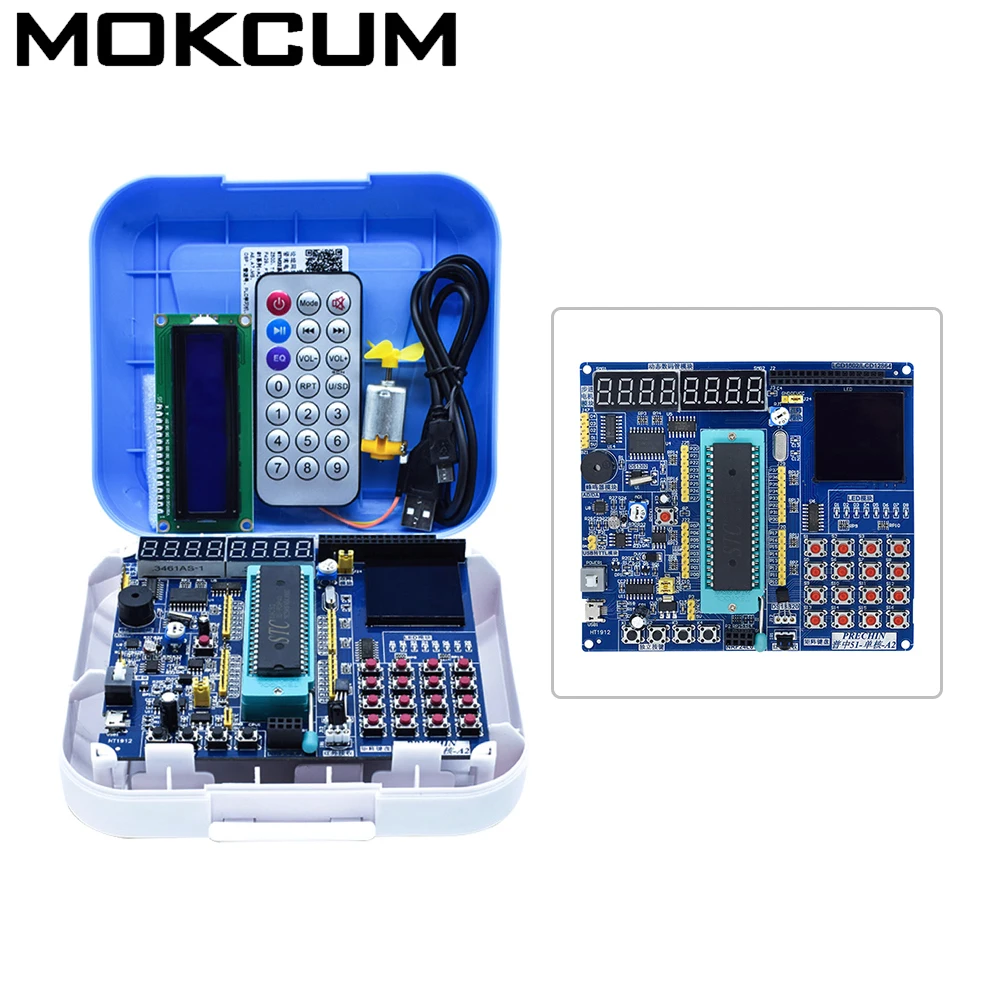 

STC89C52 Development Board C51 LCD1602 8051 MCU Controller System Board Fully Compatible With WIN10/XP 32/64-Bit