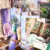 6 style 30pcs Window Scenery Series Material Paper DIY Handmade Materials Scrapbook Diary Message Background Wall Decoration 1