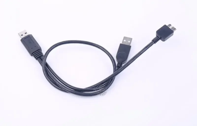 USB 3.0 Dual Power Y Shape 2 X Type A To Micro B High Speed Upto 5 Gbps Data Transfer Cable for External Hard Drives