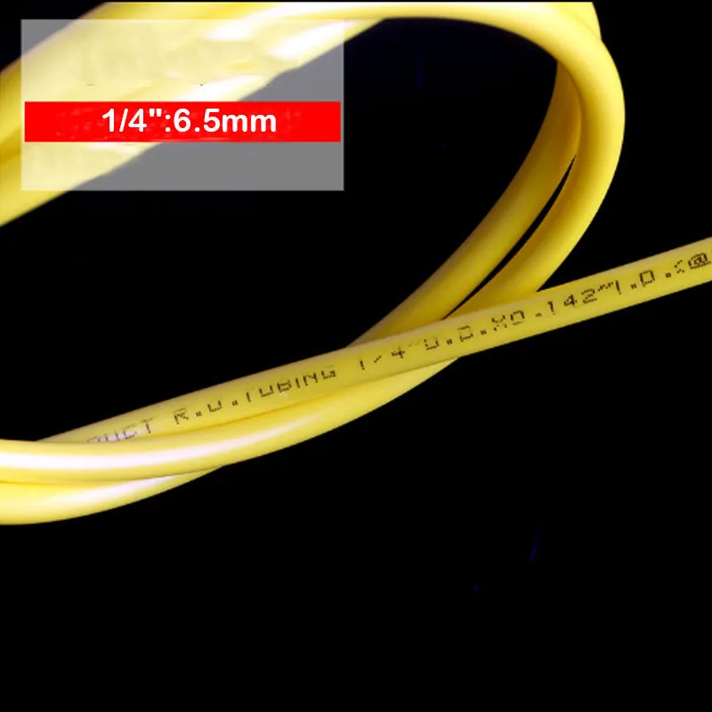 Red Blue Black Transparent RO Water 1/4"OD 6.5mm PE Hose Tubing Flexible Pipe Tube For Reverse Osmosis Aquarium Filter System 1M