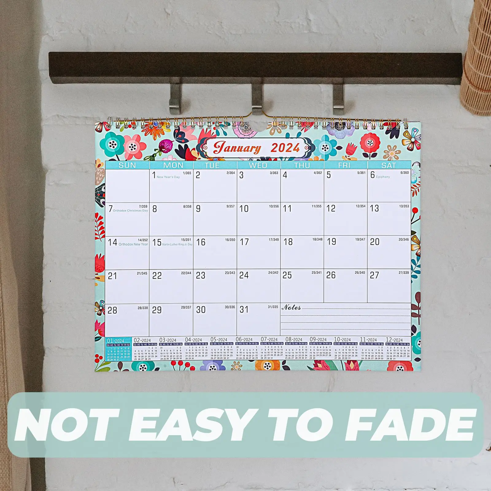 Desk Calendars Calendar Wall Monthly Hanging Planning Month 2024 Desk  Planner Flip Academic Year 2023 Office Vertical List Do - AliExpress