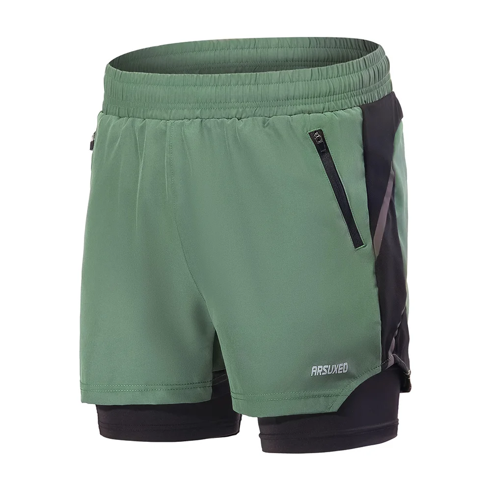 Cadmus Pantaloncini Uomo Da Corsa Con Tasca E Slip Interno - 17,8 Cm - Asciugatura Rapida Con Tasca Porta Cellulare