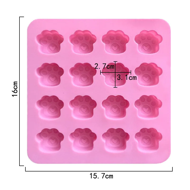 cat paw Silicone Cake or Soap Mold Mould Pan Bakeware s