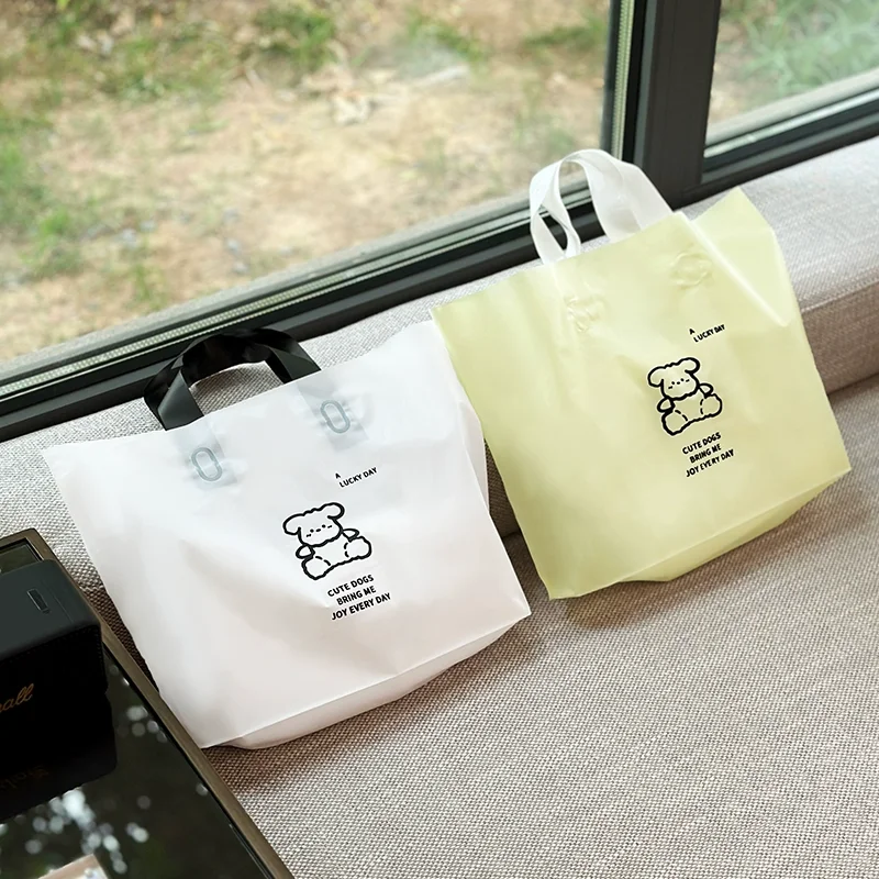 Matte handbag clothing store printing clothing bag event party gift handbag shopping packaging bag