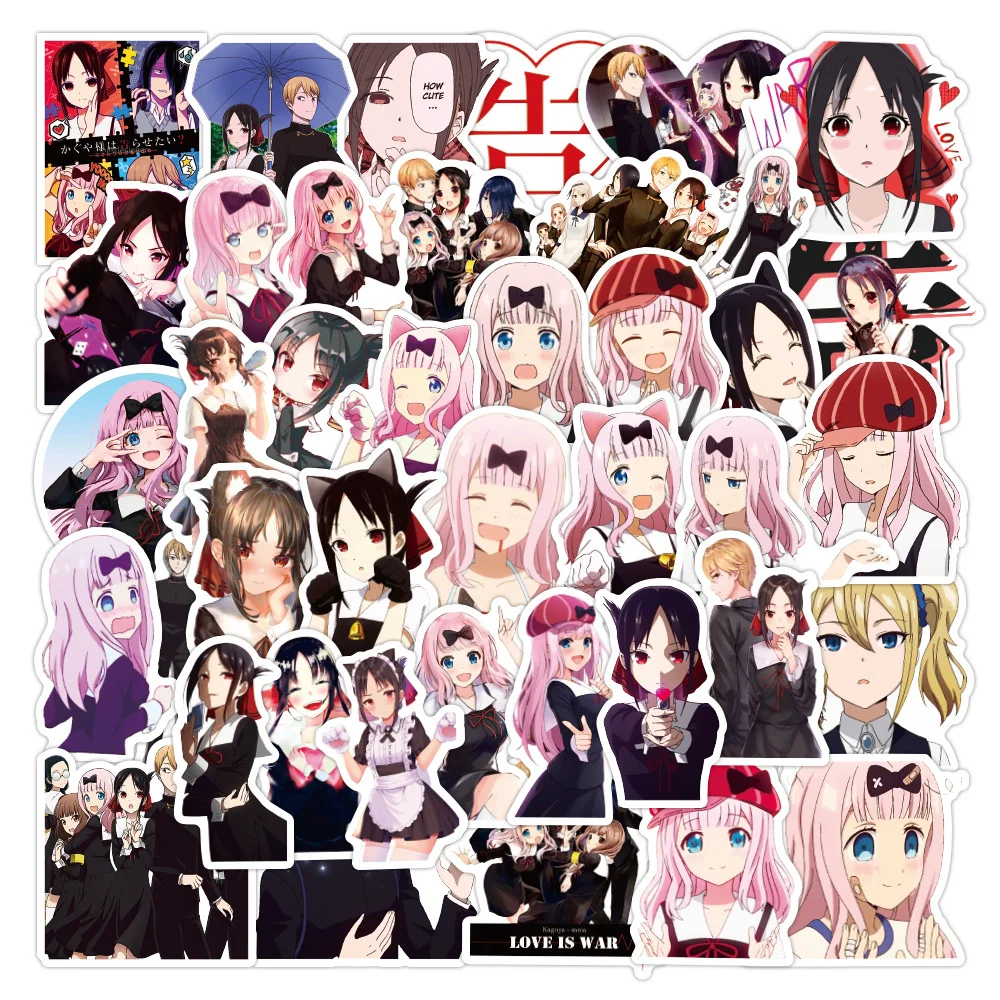 

10/30/50PCS Japanese Anime Kaguya-sama: Love Is War Sticker For Luggage Laptop iPad Skateboard Notebook Phone Sticker Wholesale