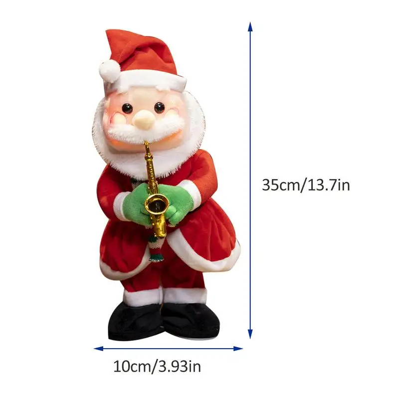 Electric Santa Claus Christmas Figurines Doll Decor Musical Dancing Christmas Santa Claus Toys Electric Dolls New Year Gifts