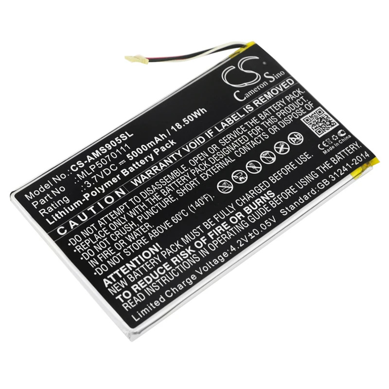 5000Mah Batteria Per Autel Maxitpms Ts608 Scanner A Mlp5070111 Mk808Bt Ms906Cv Mp808Ts Im508 Mp808