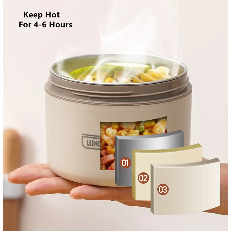 Bento Box Food Containers That Keep Food Hot Portable Stainless