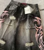 Y2K Trendy Brand Denim Shorts Tassels Design Vintage Shorts Women Street Hip Hop Fashion Harajuku Punk High Waist Wide Leg Pants