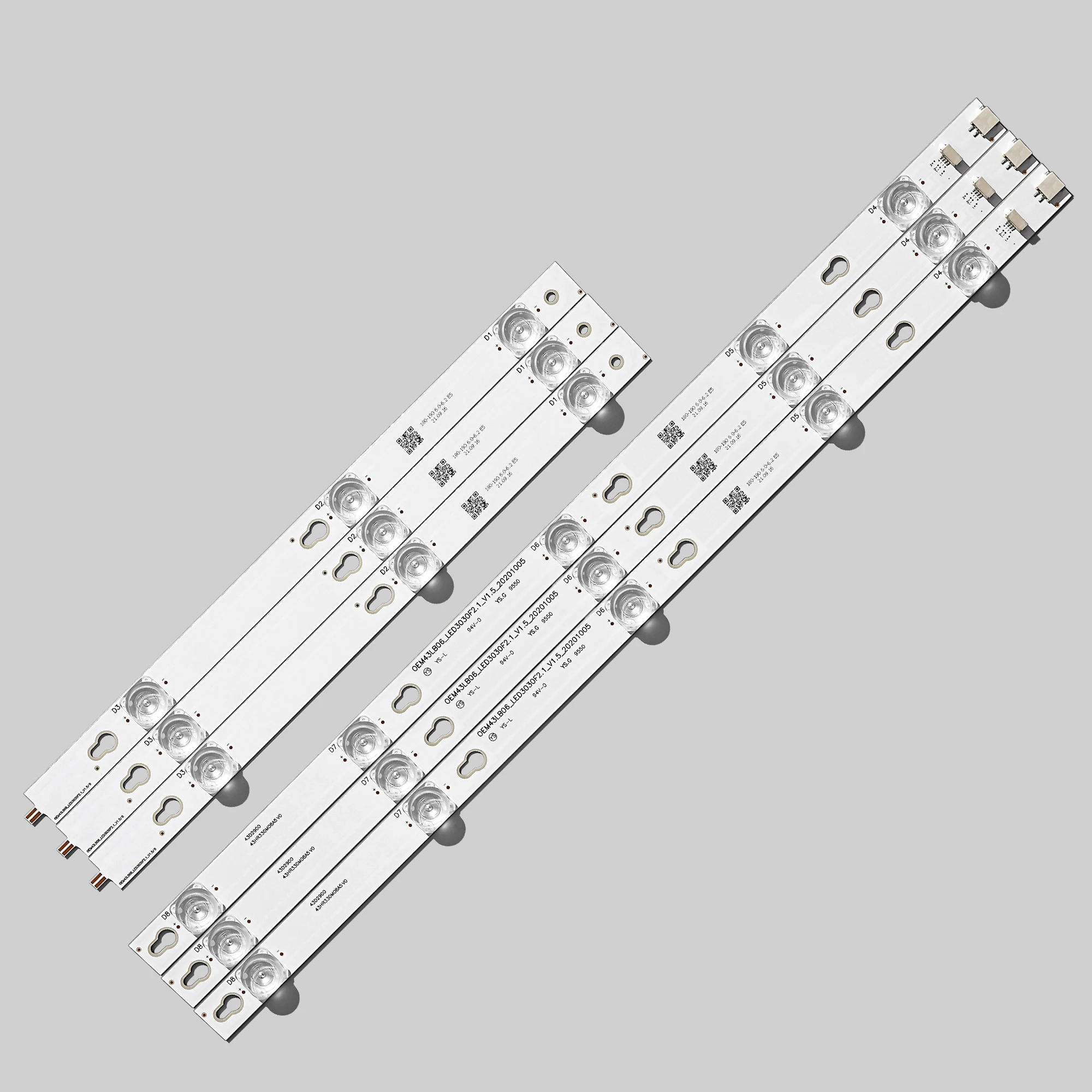 LED Ʈ Ʈ 8  TCL 43 &TVTOT_43D2900 D43A810 L43F1B L43P1A-F 43HR330M08A2 V5 Shine0n 2D02636 DS-4C-LB4308-HR02J